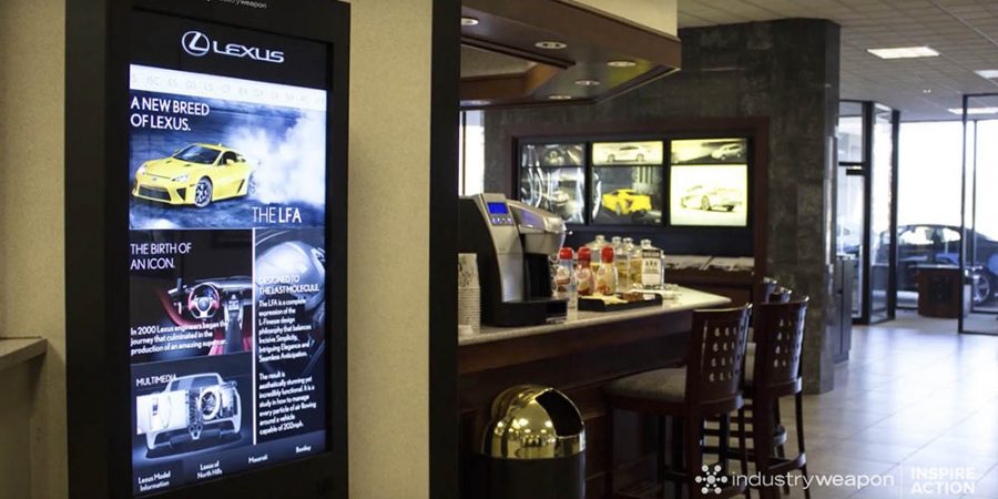 auto dealership digital signage